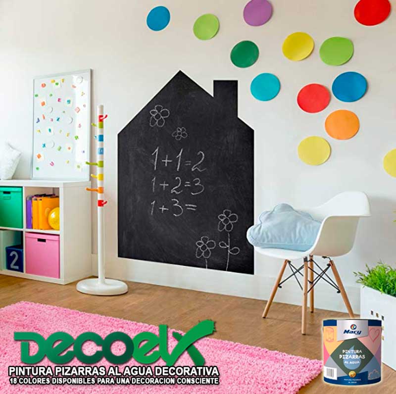 Pintura Pizzarra colores al agua - DecoElx - AHORA OFERTA 30% DTO