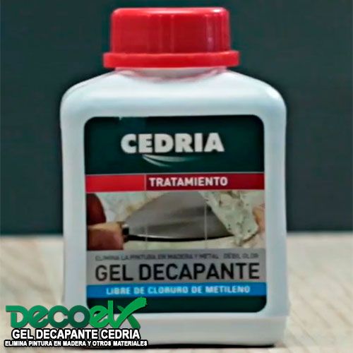 Gel decapante madera