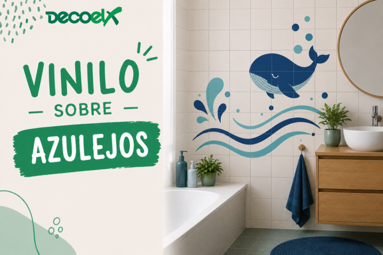 vinilo sobre azulejos lisos