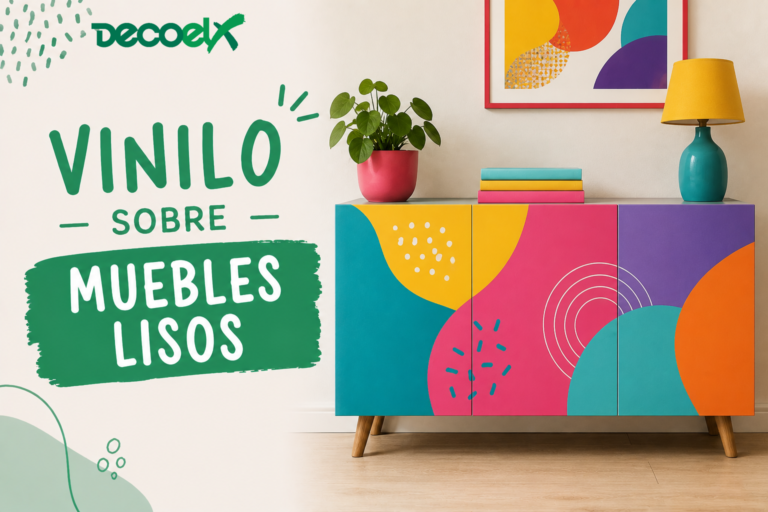 vinilo sobre muebles lisos